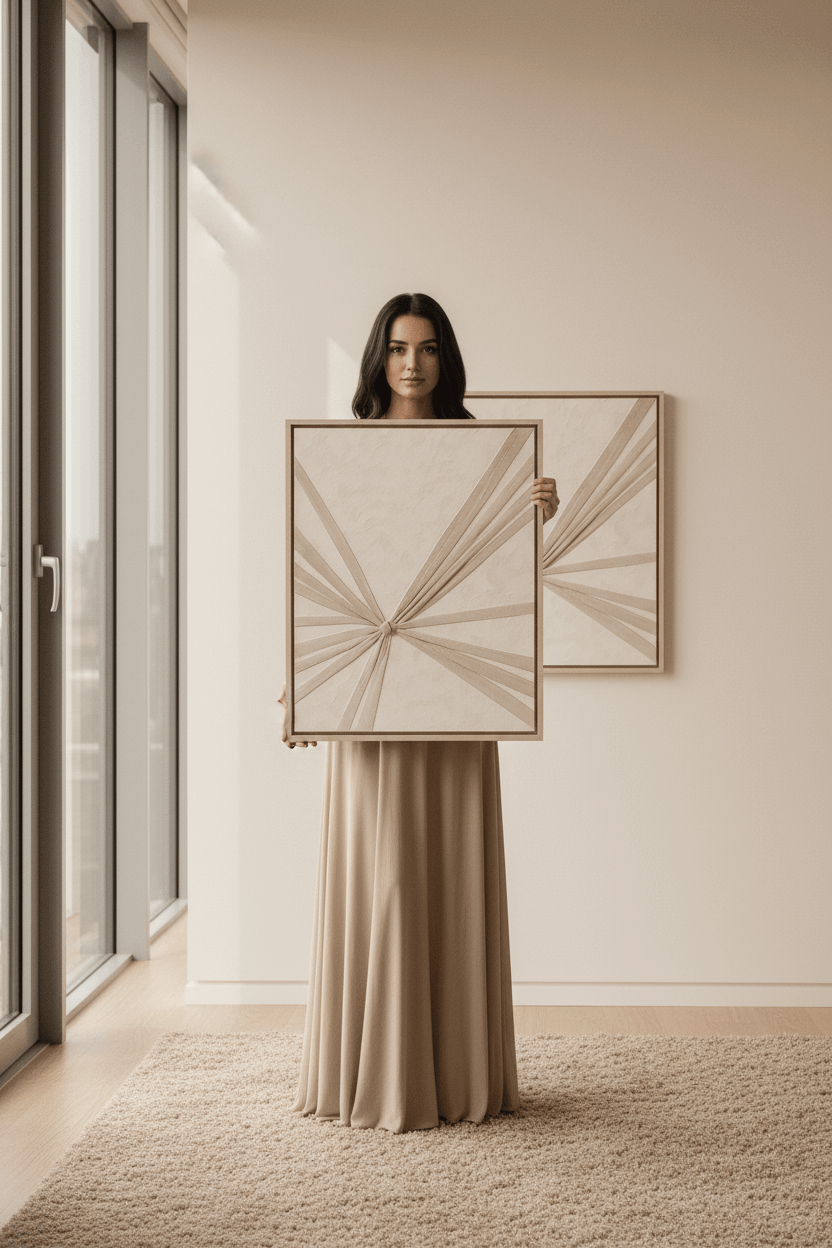 Textured abstract artwork Dubai