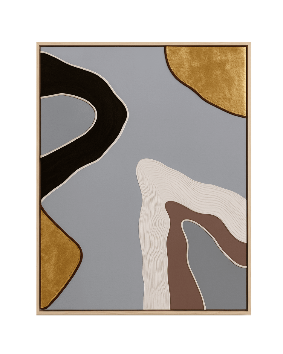 Textured contemporary artwork for luxury homes