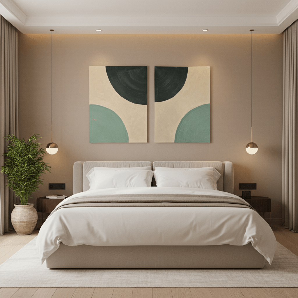 Textured wall art set for home interiors