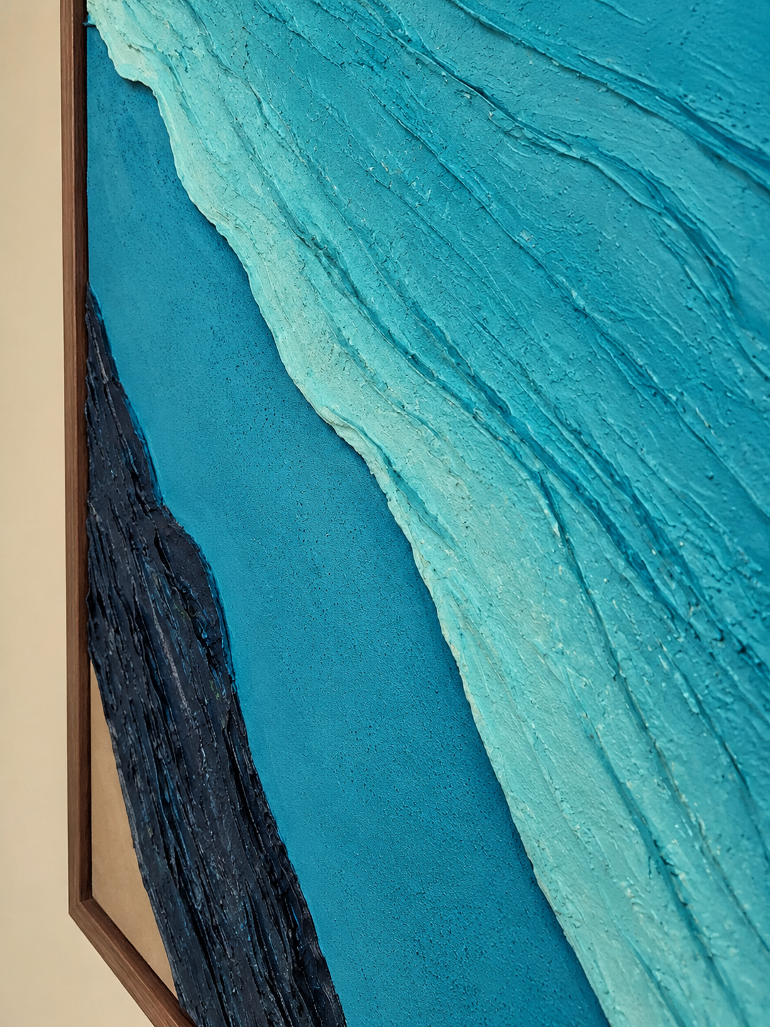 Gushing Rivers Canvas Wall art The Motion and Flow 80×60 cm