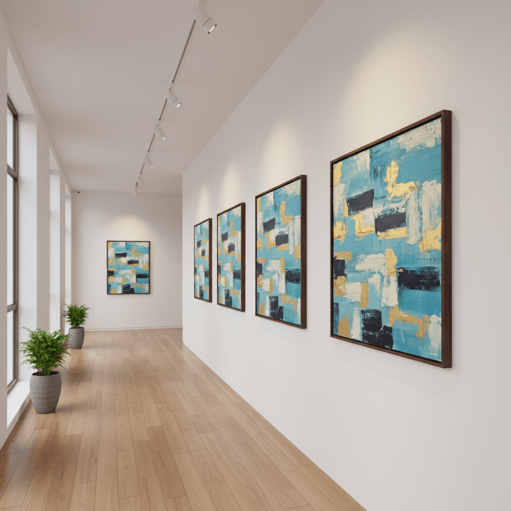 abstract canvas art UAE