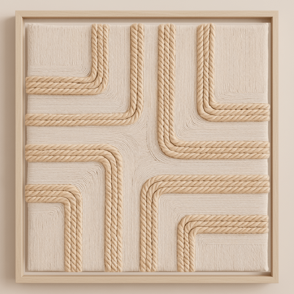 Roped Roads 60 × 60 cm