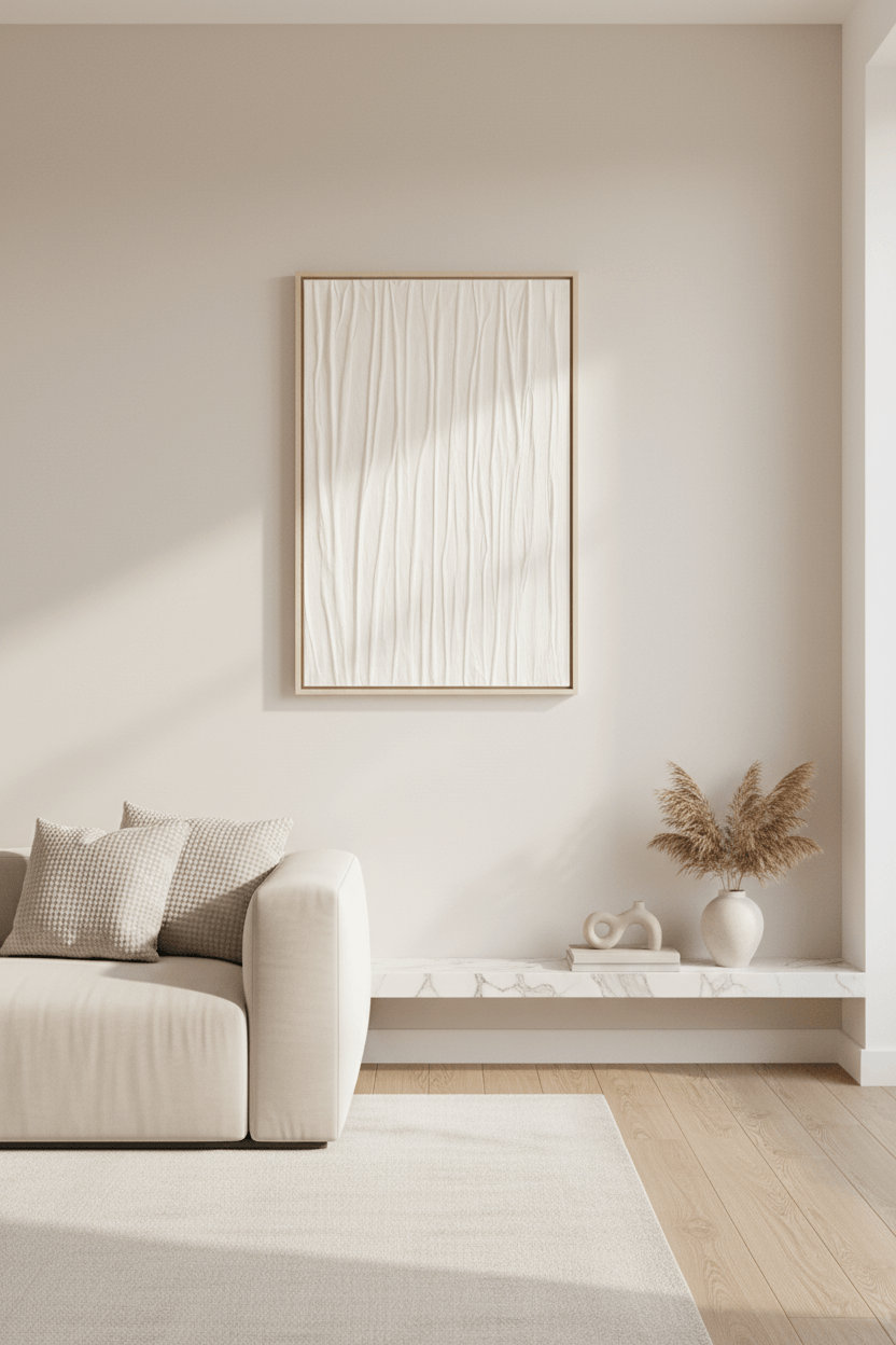Ivory Glow 80 × 60 cm