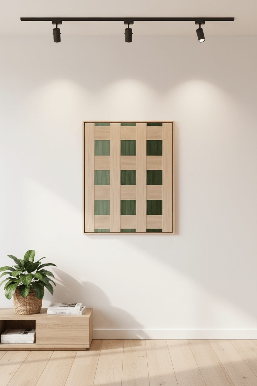 Unique fabric art piece