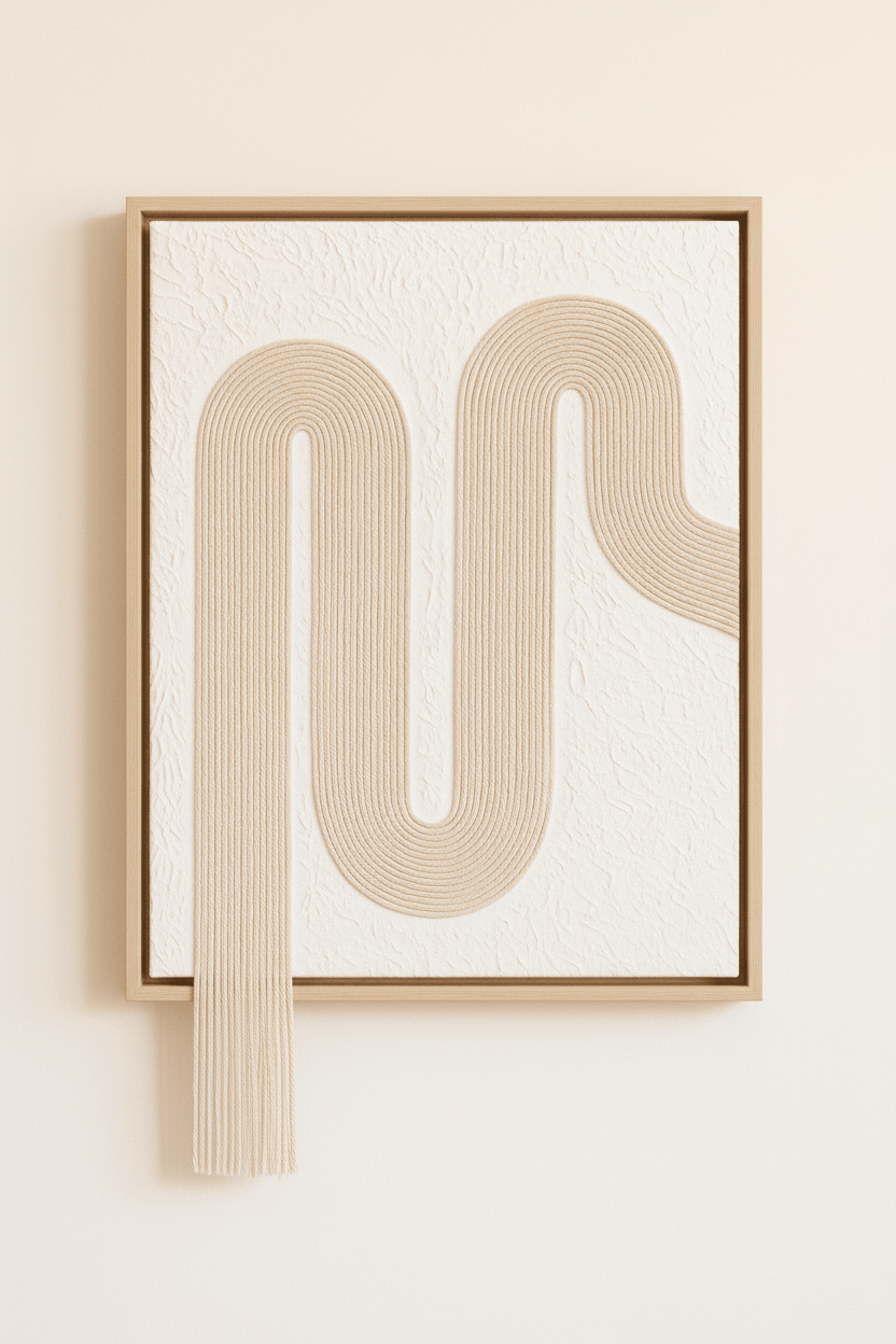 Artistic macrame wall hanging