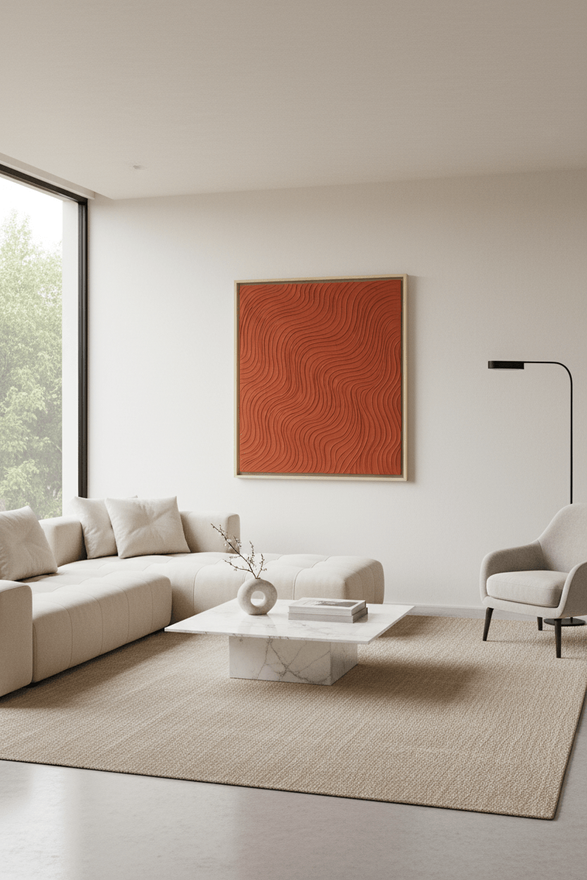 Sunset artwork for Dubai interiors