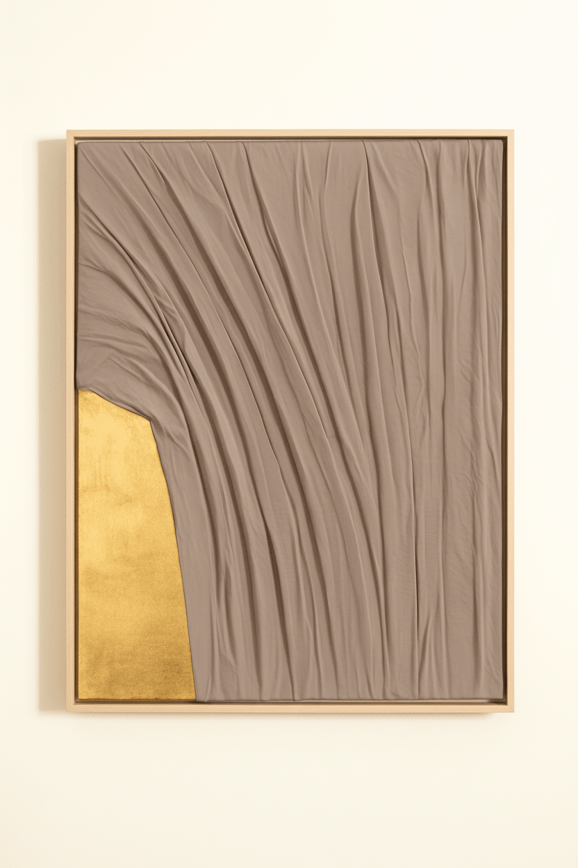 Gilded Drapery 100 × 76 cm
