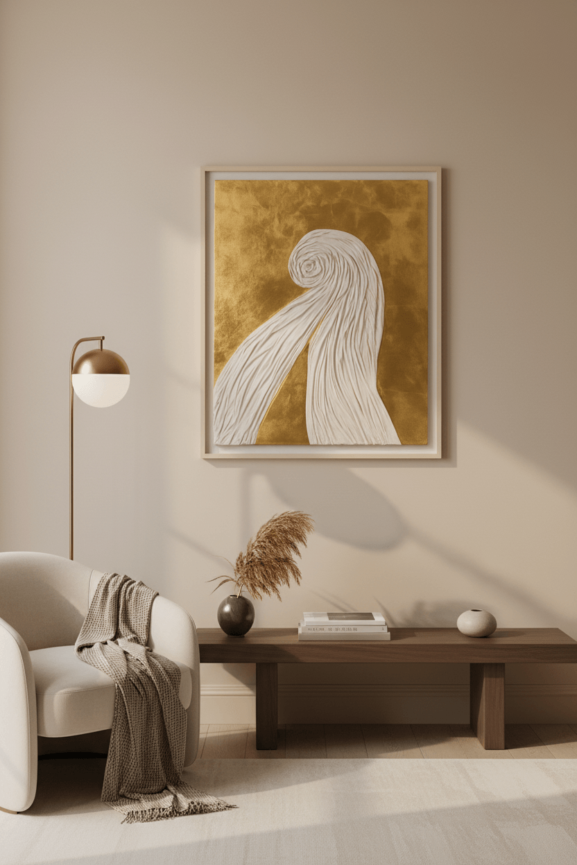 Ethereal Swirl 100 × 76 cm