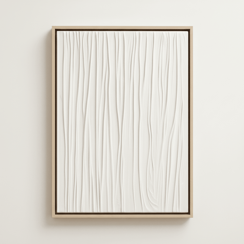 tactile minimalist wall décor