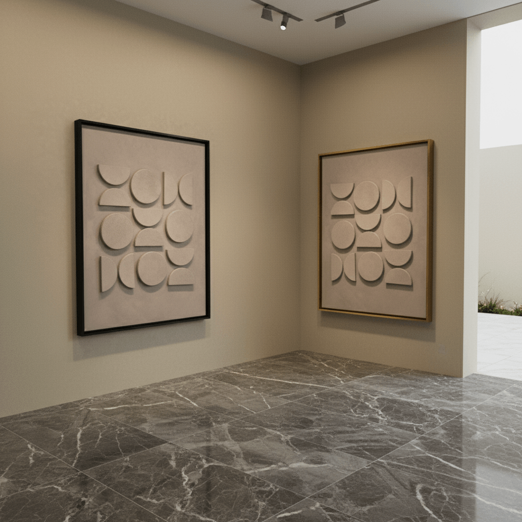 Soft Symmetry – Premium Interior Design Art Dubai