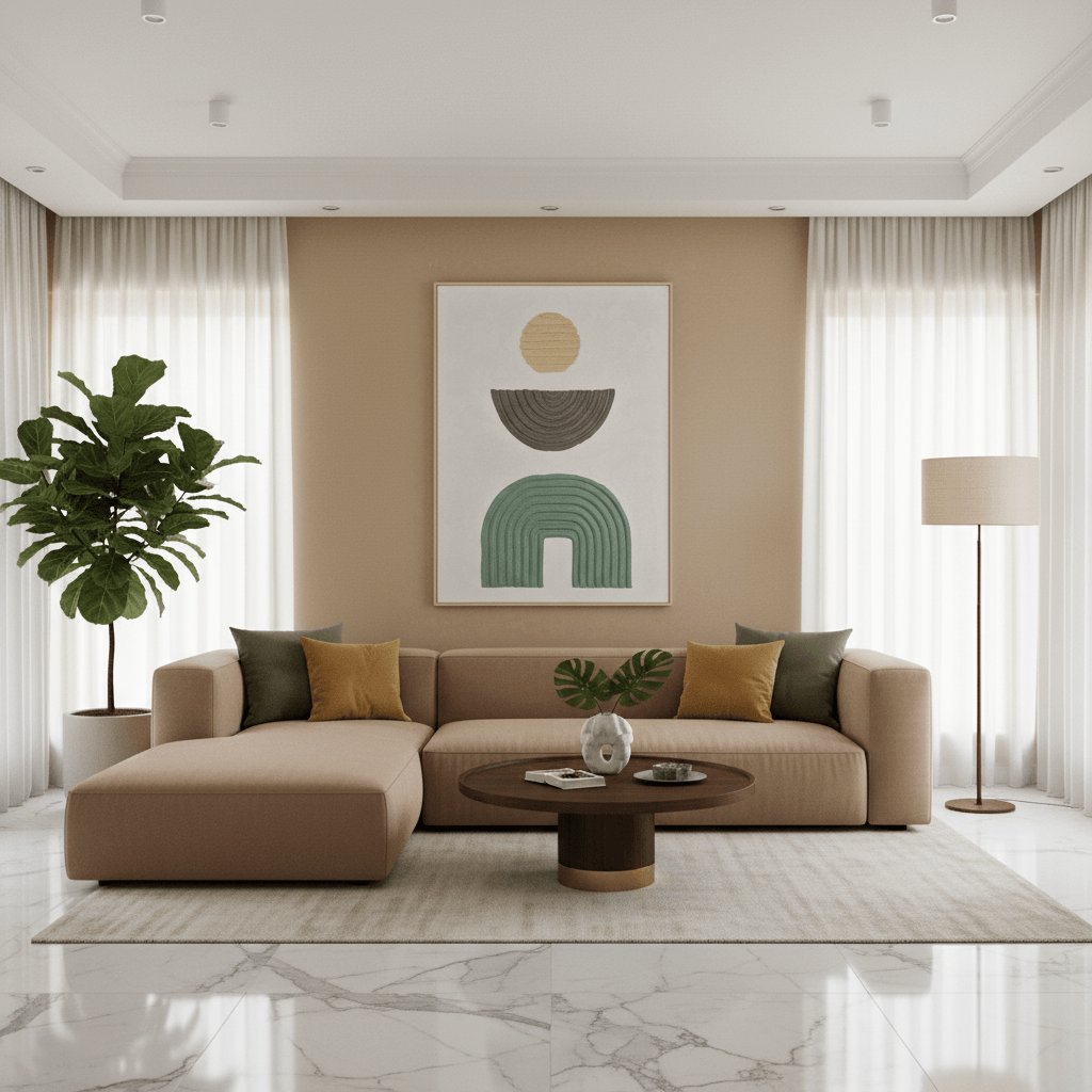 Layers of Time – 3D Textured Canvas Wall Art for Home Interiors UAE 100 × 76cm