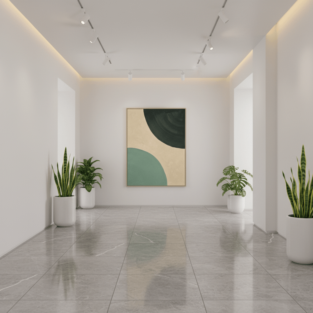 Calm of the Land – Handcrafted Textured 3D Wall Art 100 × 76 cm (B)