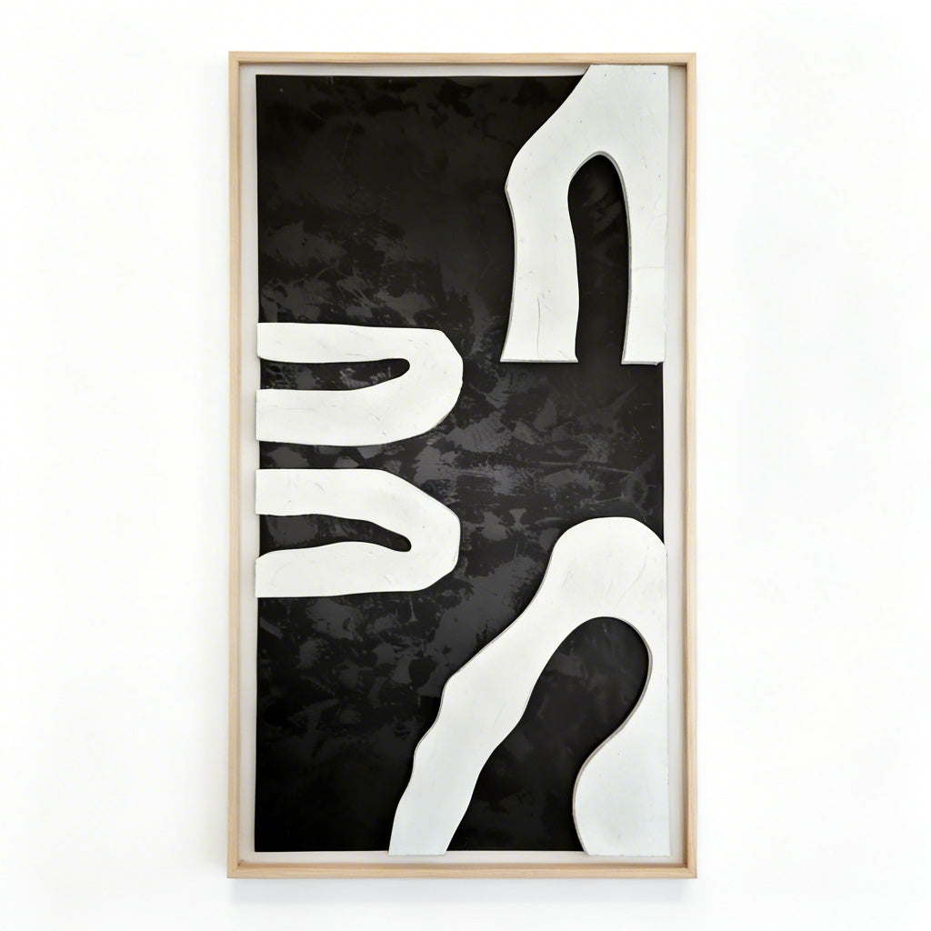 Ancient Pathways – Modern Geometric Wall Art for Home Interiors 150 × 60 cm