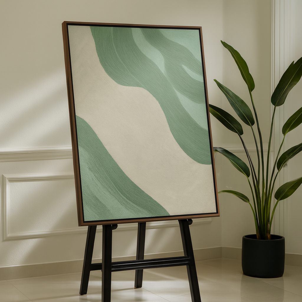Veins of the Valley – Nature Inspired Modern Canvas Art UAE 100 × 76 cm