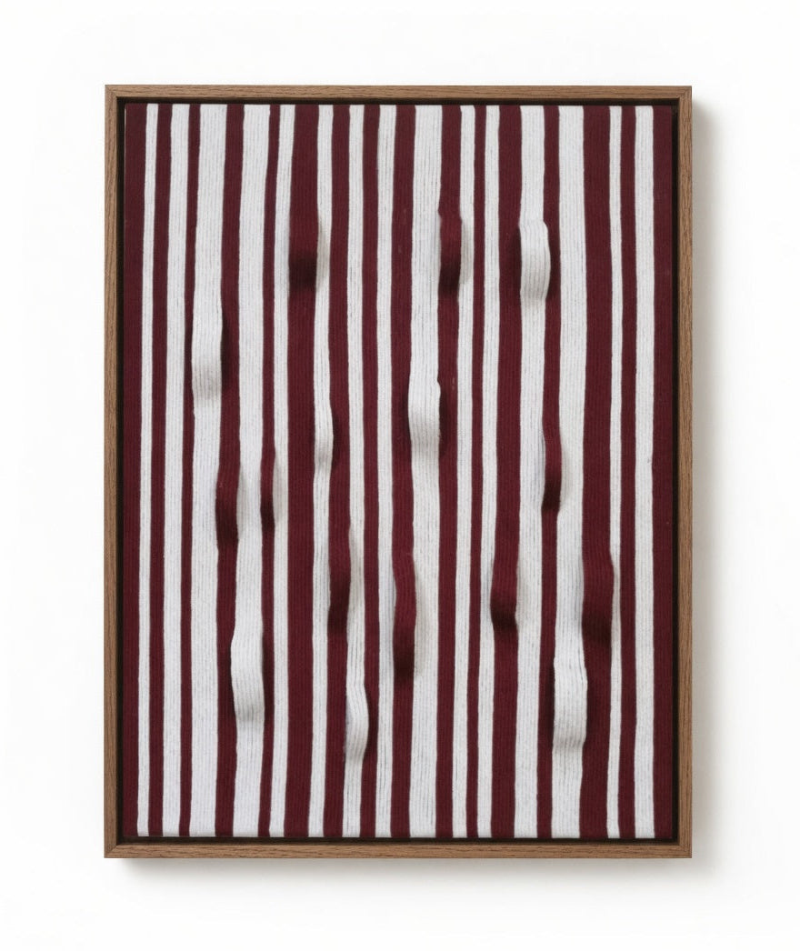 3D Rope Wall Art Wavy Wonders for Modern Interiors 80 × 60cm