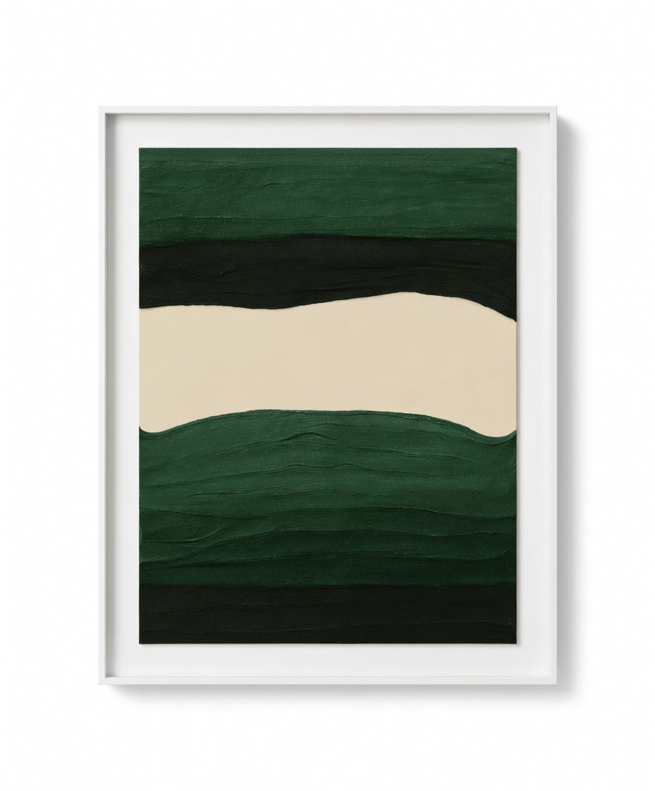 Ganga Yamuna Wall Art Nature Inspired Modern Decor UAE 60 × 45 cm