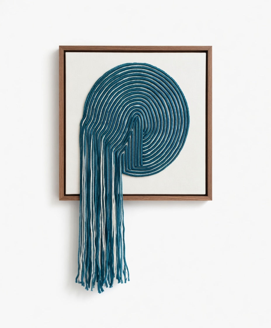 Rhythmic Circles Modern Interior Design art Dubai 60 × 60 cm