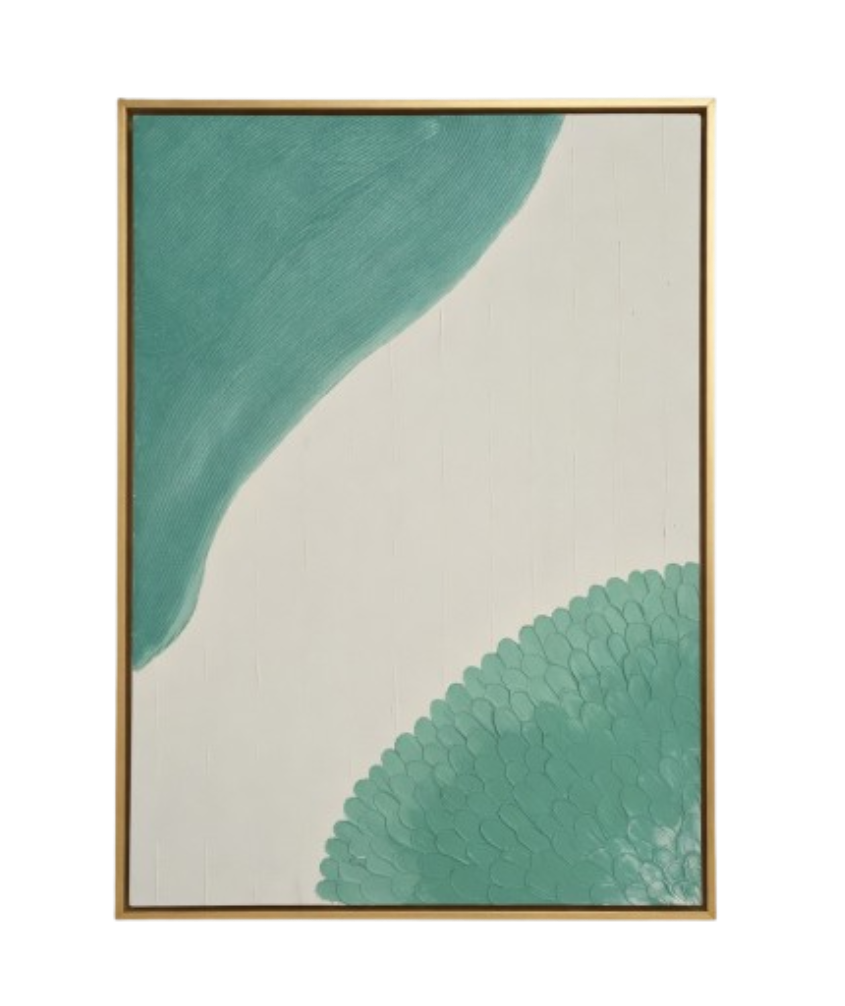 Serene Earth Layers – Textured Canvas Wall Art for Modern Home 100 × 76 cm