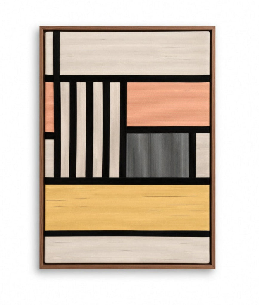 Parallel Echoes Luxury Handcrafted Wall Art Dubai 80 × 60 cm
