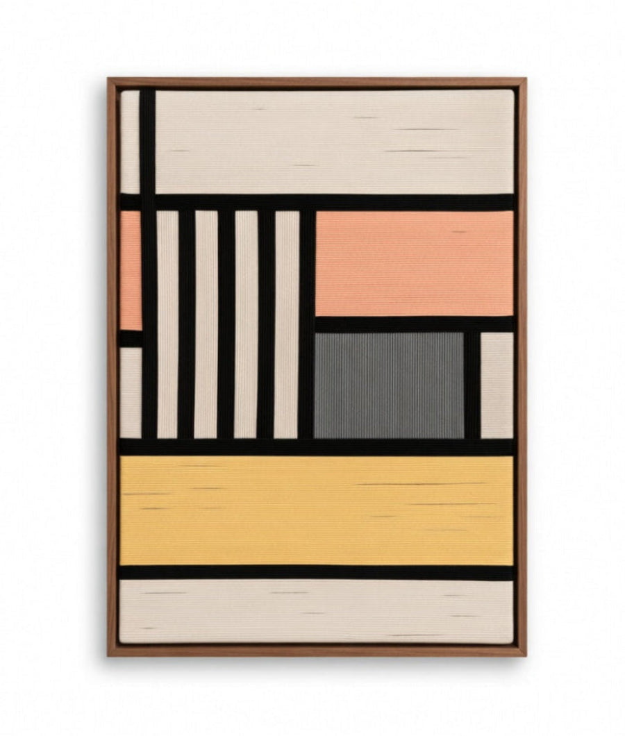 Parallel Echoes Luxury Handcrafted Wall Art Dubai 80 × 60 cm