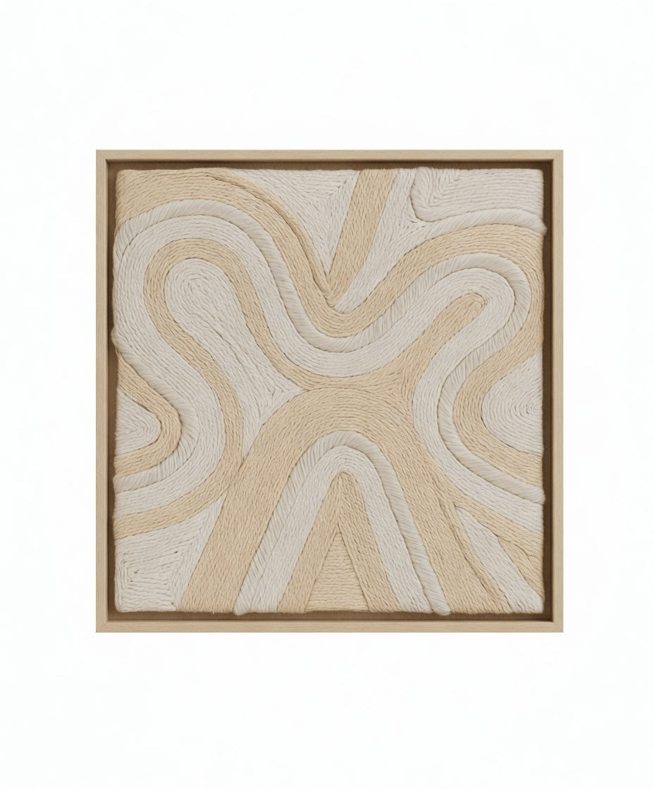 Woven Dimensions modern Wall Art 60 × 60 cm