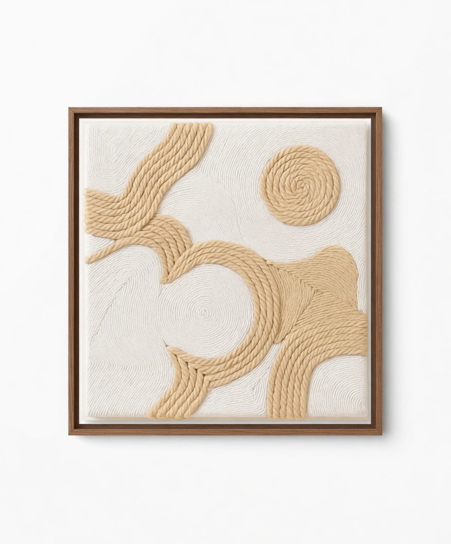 Sun's Embrace Modern Boho Wall Decor UAE 60 x 60 cm