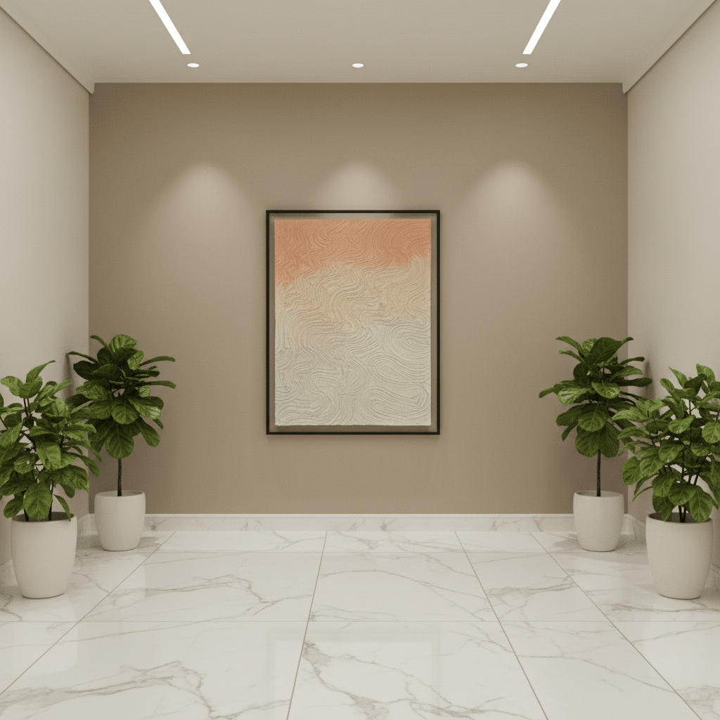 minimalist textured wall art uae