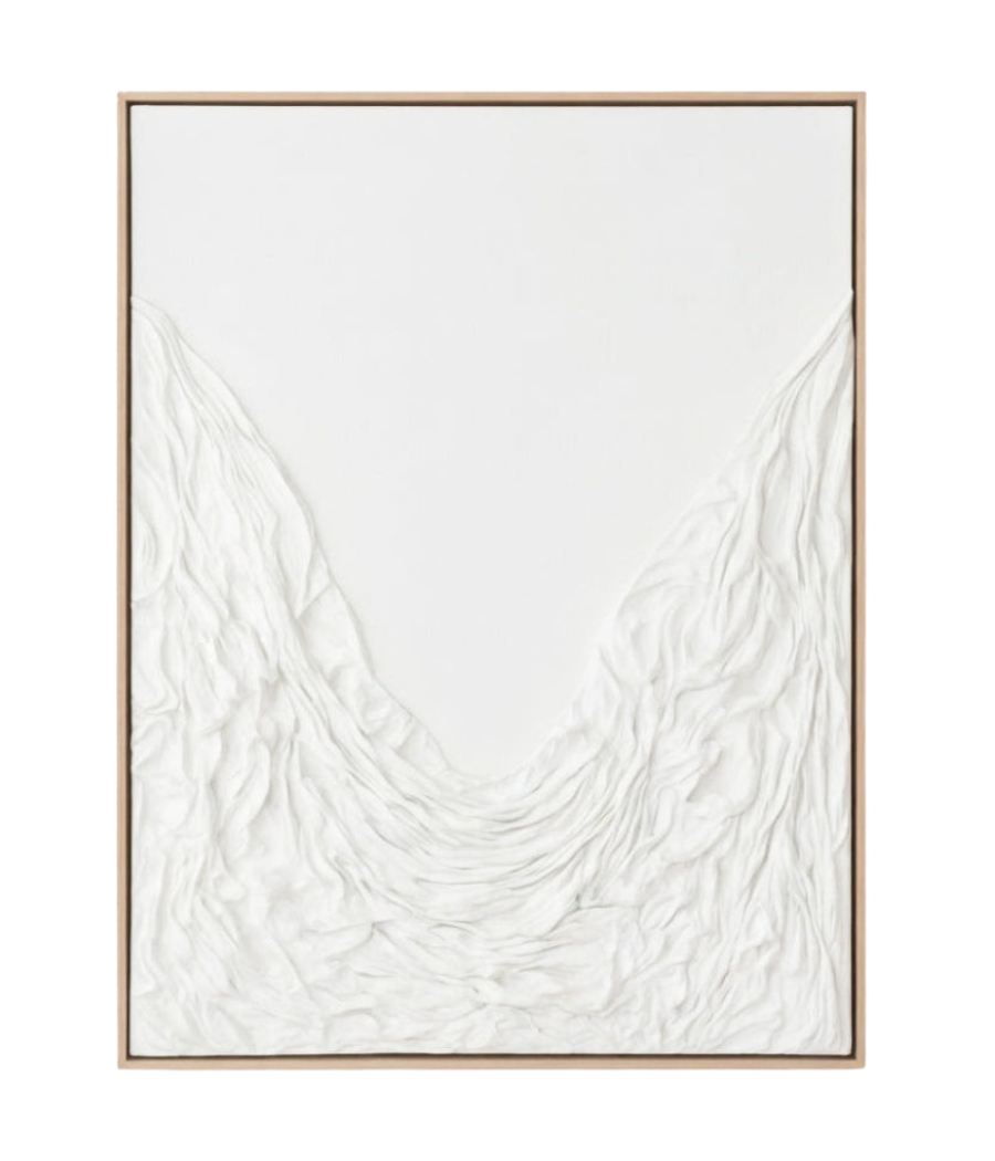 Textured 3D Handmade Majestic Folds Artwork UAE 100 × 76 cm