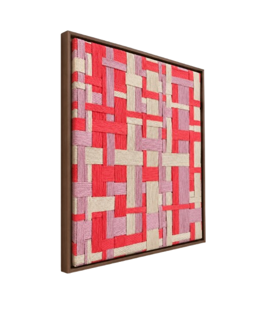 Sensuous Nexus Handcrafted Geometric Wall Art | 80 × 60 cm