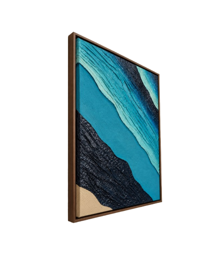 Gushing Rivers Canvas Wall art The Motion and Flow 80×60 cm