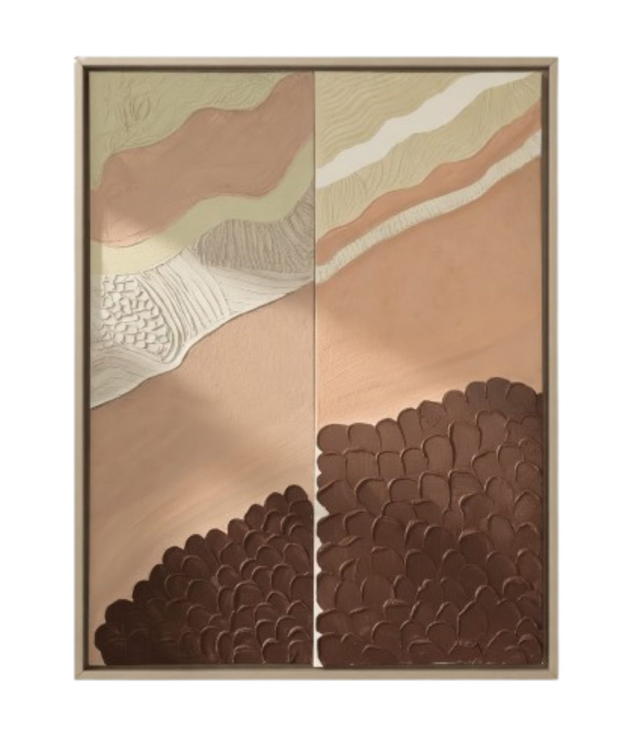Silent Geological Flow & Strata of the Earth Art work (A,B)