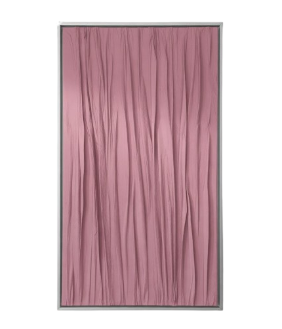 Velvet Drift – Handcrafted Pink Textured 3D Wall Art 150 × 60 cm