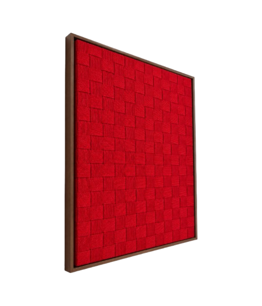 Blood Mirror Modern Artistic Macrame Art UAE 80 × 60 cm