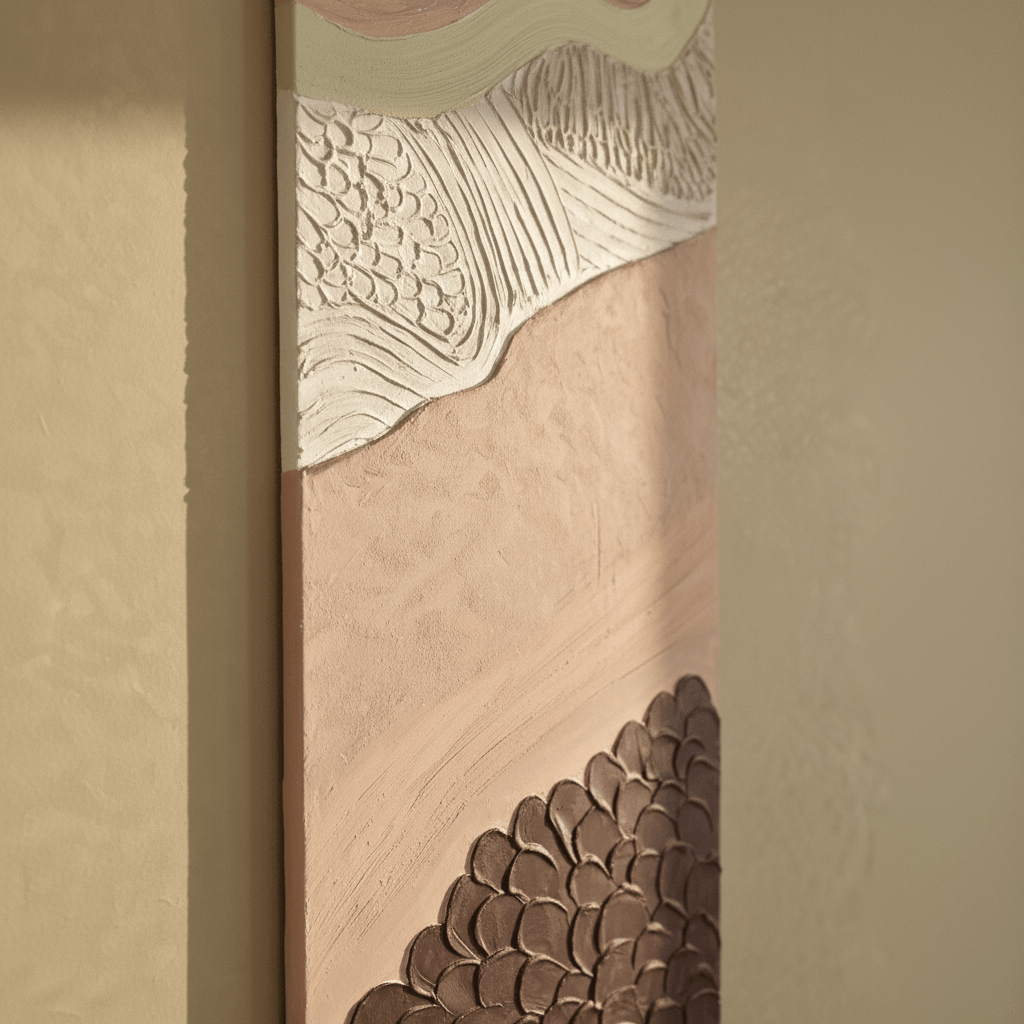 vertical wall art modern interiors