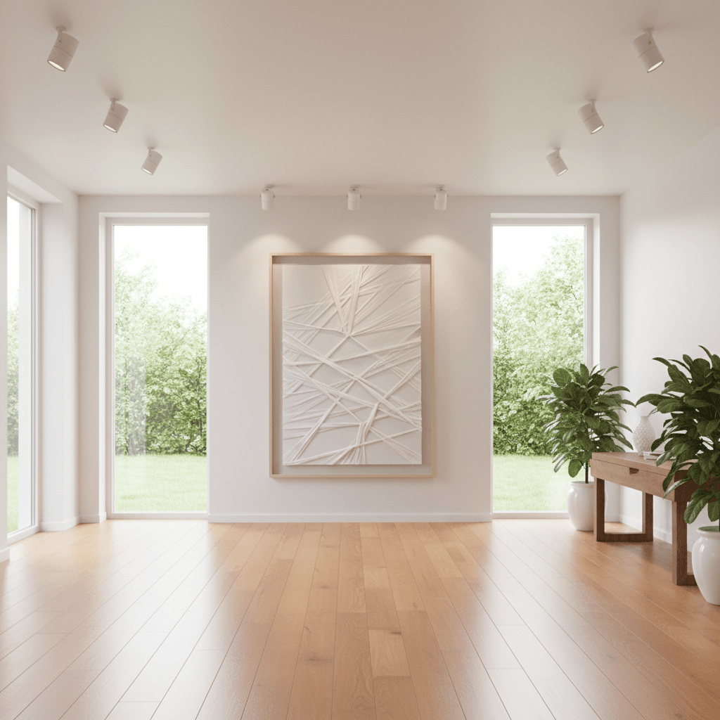 white textured wall art Dubai