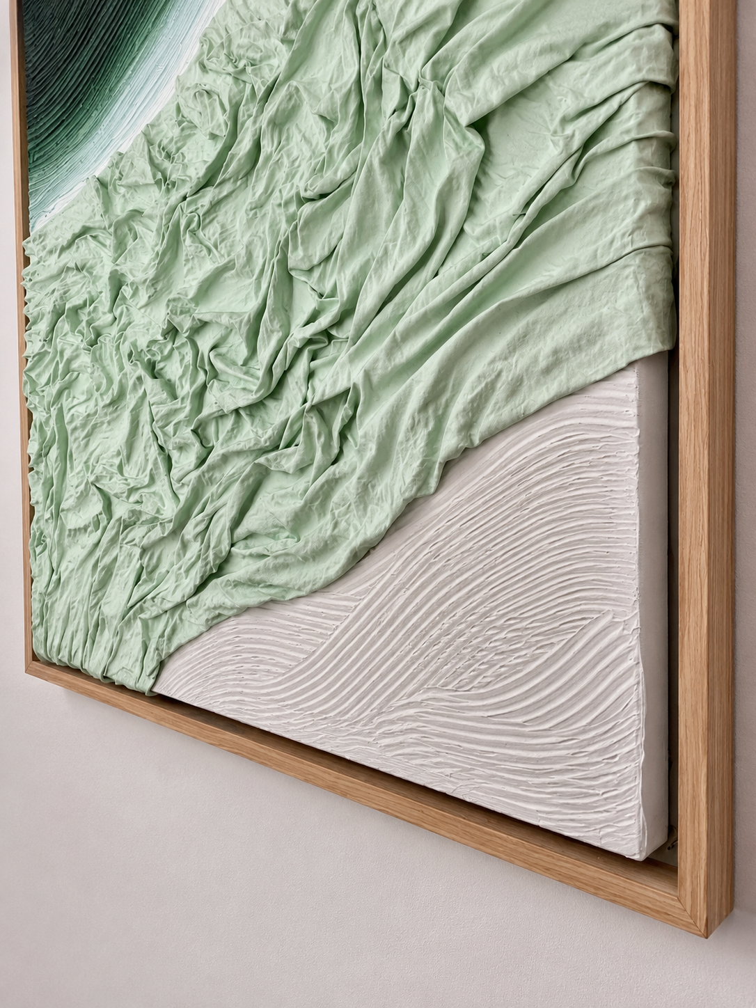 100x76 cm framed textured artwork Dubai