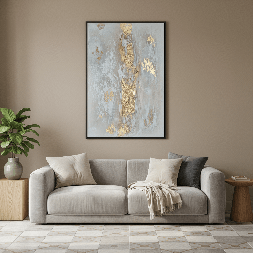 Whispers of Gold – Premium Home Decor Art Ajman UAE 100 × 76 cm