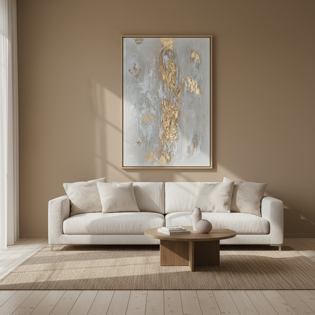 Whispers of Gold – Premium Home Decor Art Ajman UAE 100 × 76 cm
