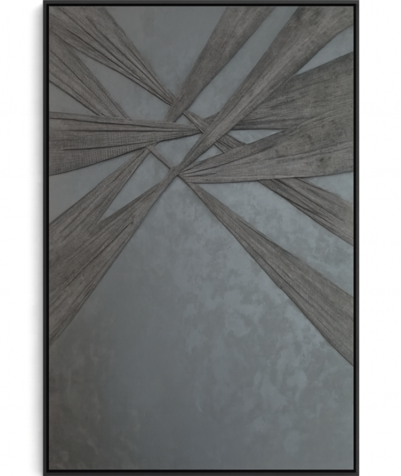 Silent Geometry – Modern Wall Art for UAE Interiors 100 × 76 cm