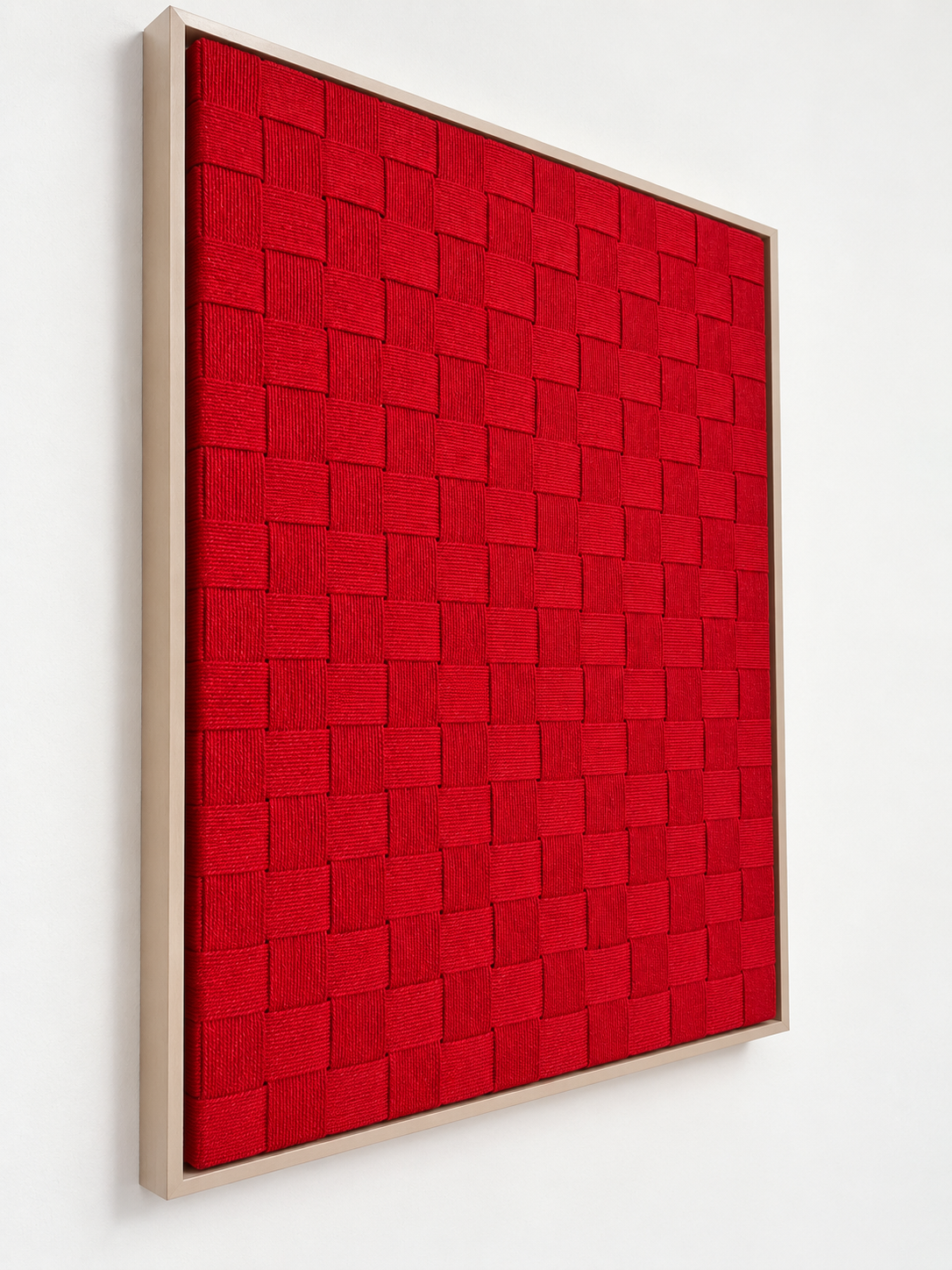 Blood Mirror Modern Artistic Macrame Art UAE 80 × 60 cm