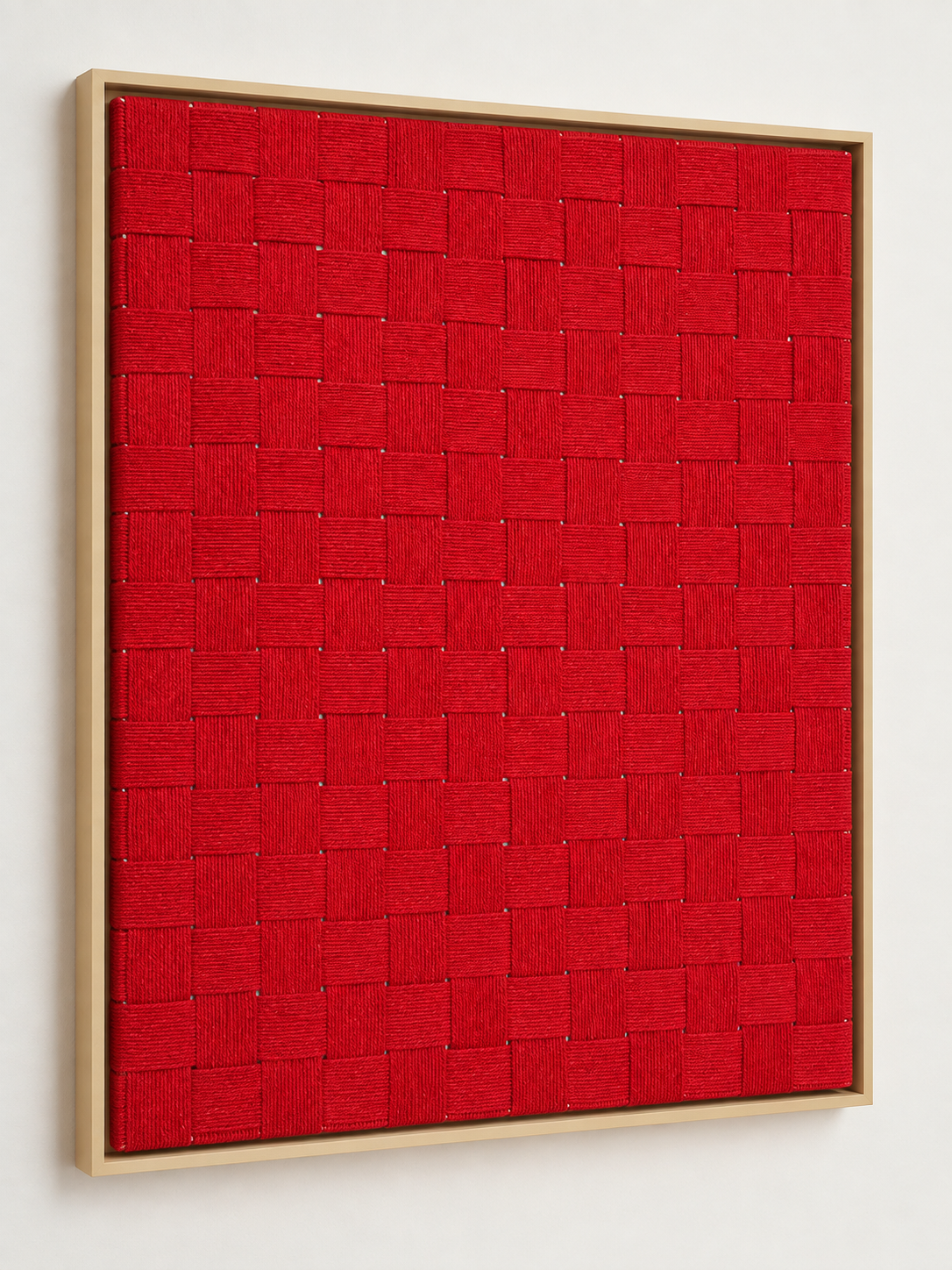 Blood Mirror Modern Artistic Macrame Art UAE 80 × 60 cm