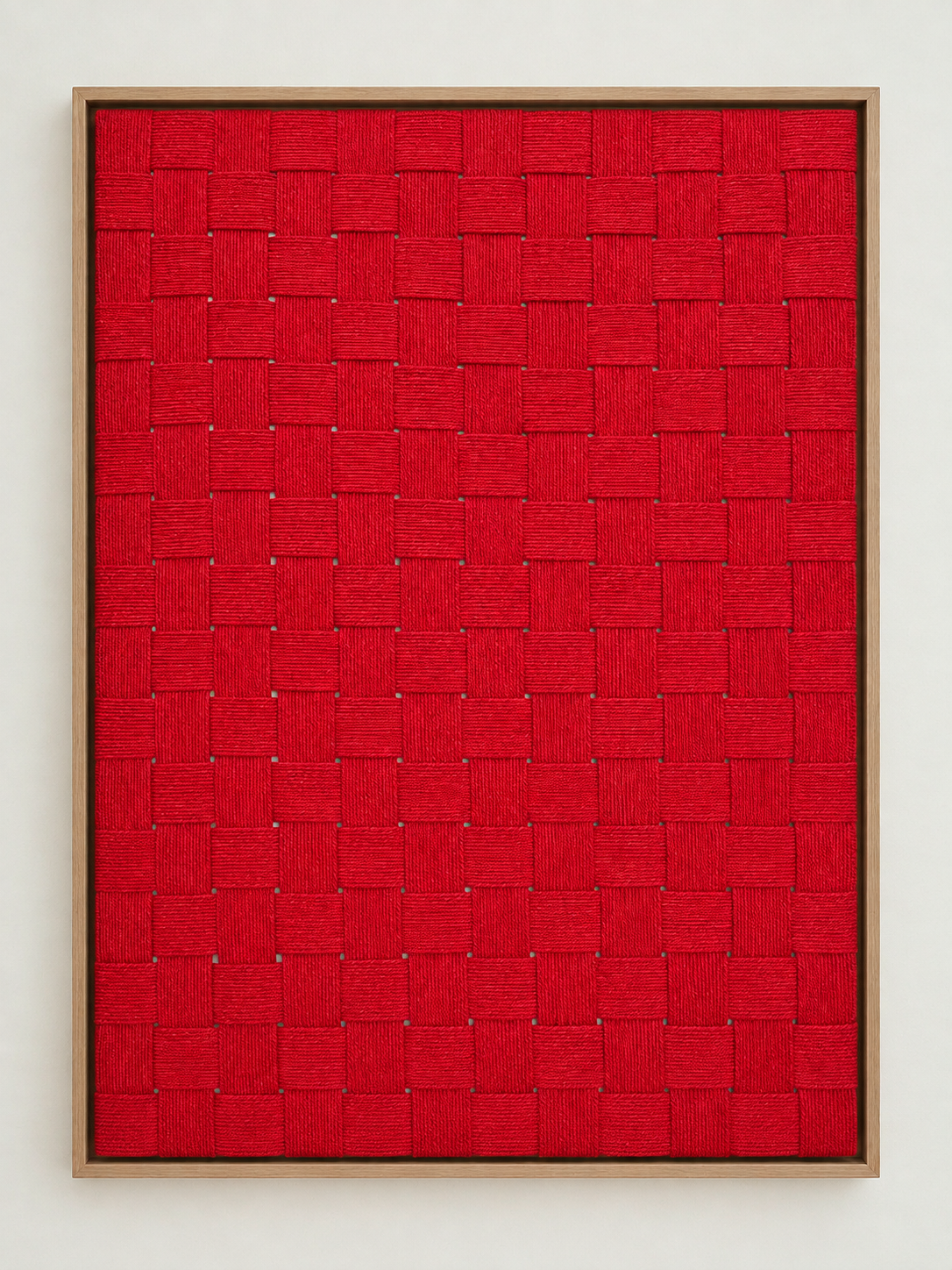 Blood Mirror Modern Artistic Macrame Art UAE 80 × 60 cm