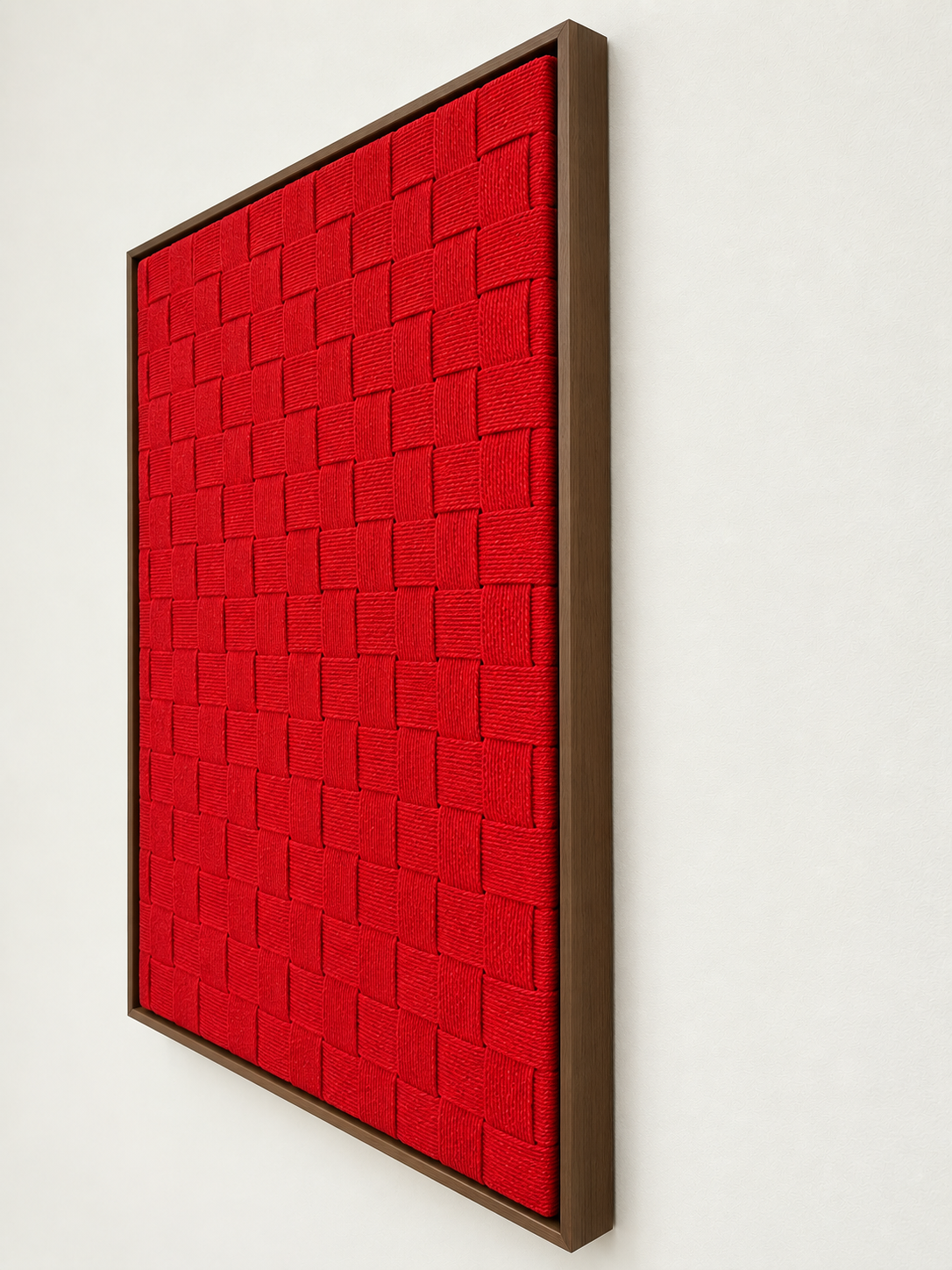 Blood Mirror Modern Artistic Macrame Art UAE 80 × 60 cm