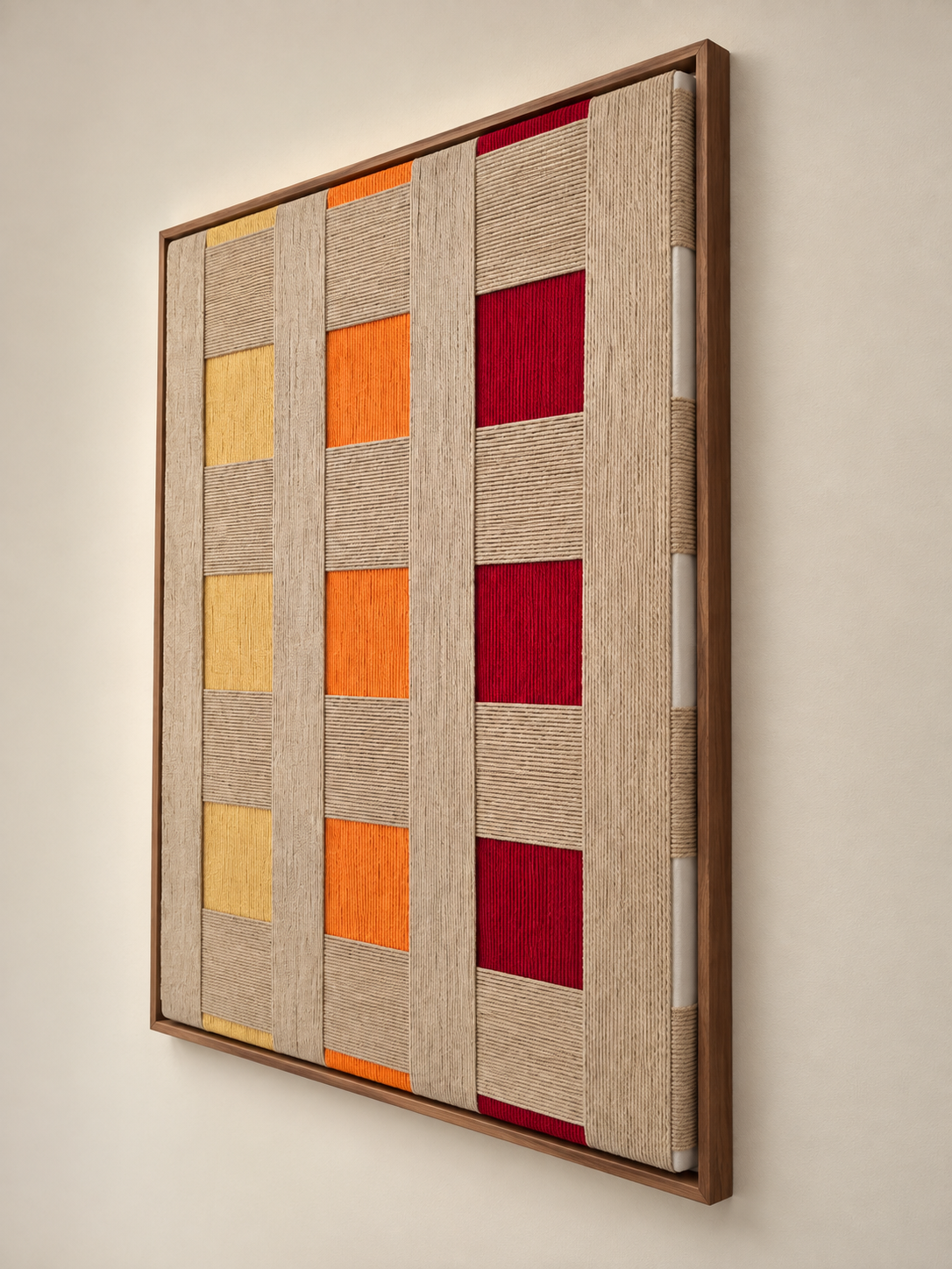 Sun's Own Weave Handcrafted Macramé Wall Art | 80 × 60 cm