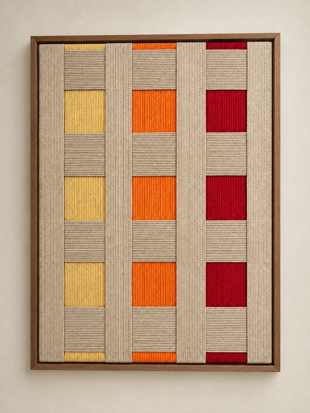 Sun's Own Weave Handcrafted Macramé Wall Art | 80 × 60 cm