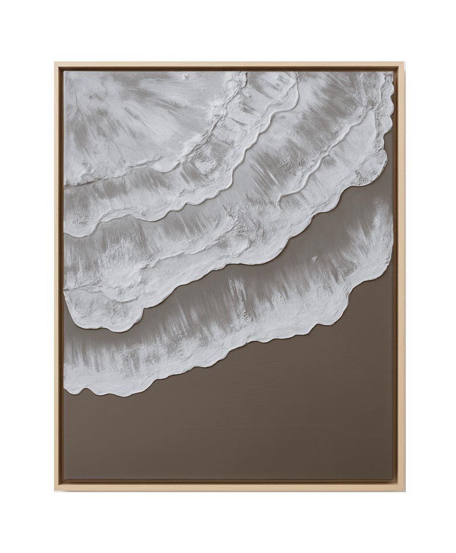 Earth and water inspired art piece