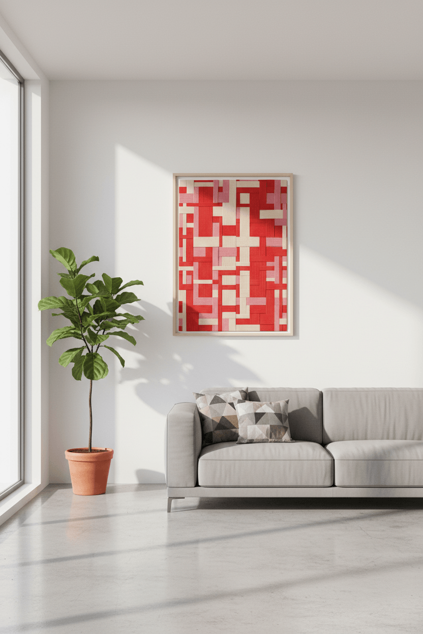 Sensuous Nexus Modern Canvas