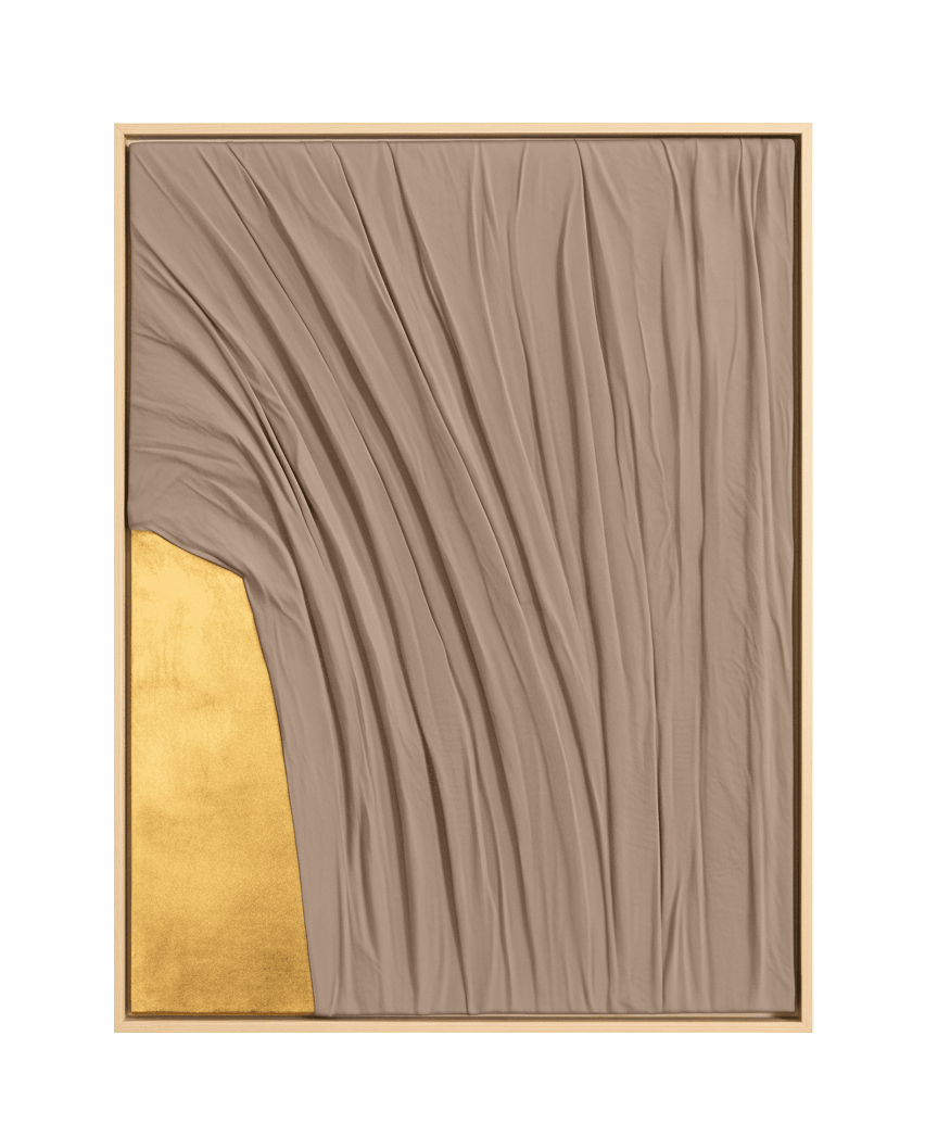 Gilded Drapery handmade wall art Dubai