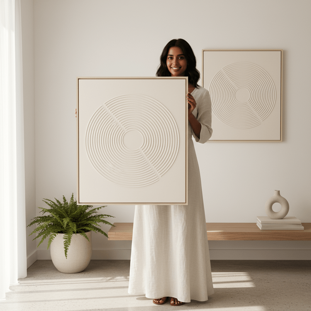 Handcrafted chakra wall decor Dubai