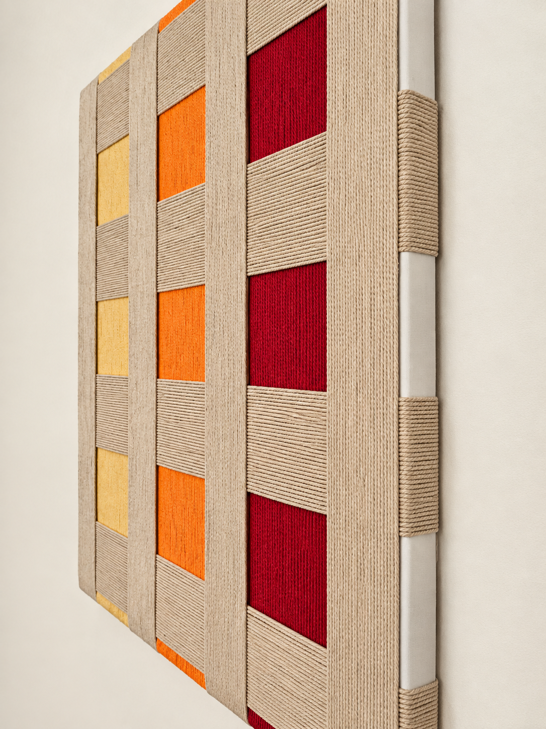 Handcrafted macramé wall art UAE 80 × 60 cm